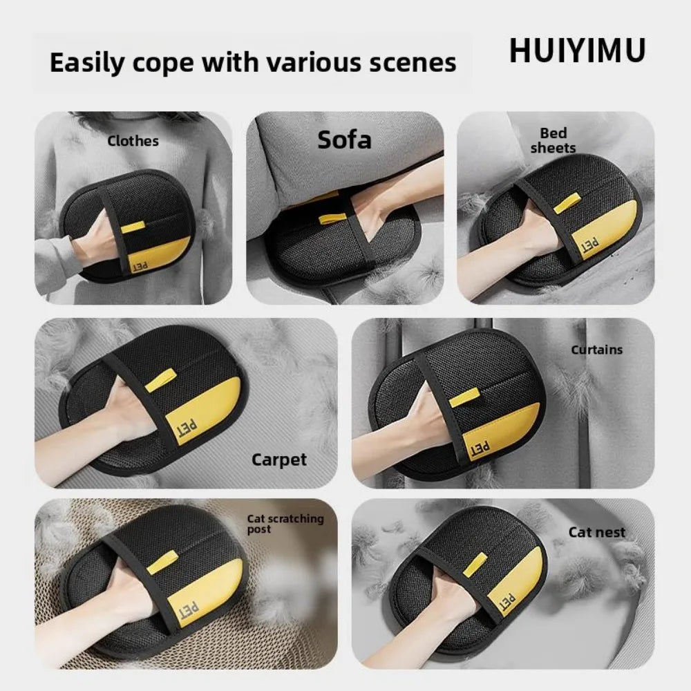 Tierpflege-Haarentferner-Handschuhe